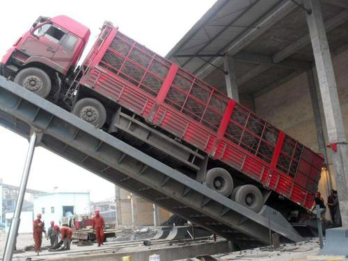 后翻式液壓卸車